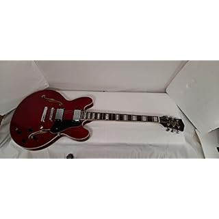 Guitare électrique Jazz holow body Rouge - Les Beatles, Paul McCartney, John Lennon, RIngo Starr, George Harrison Guitare électrique Jazz holow body Rouge – Image 5