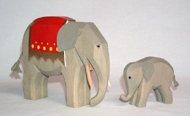 Sievers-Hahn Elefant groß passend zu Krippefiguren 12cm