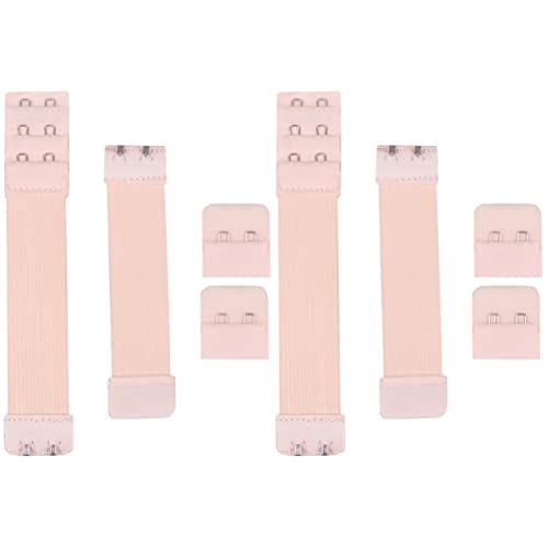 Ciieeo 8 Pcs Bra Extender Women' S Bra Extender Elastic Bra Extension Strap Bra Lingerie Extenders 2 Hook Bra For Plus Size #TOP12