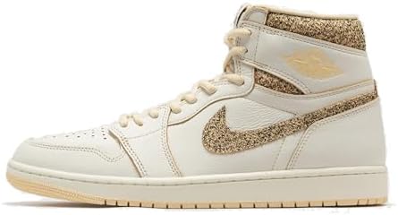 Nike Jordan 1 Retro High Og Craft Mens Shoes Size - 9, Sail/Pale Vanilla-black | Image 1
