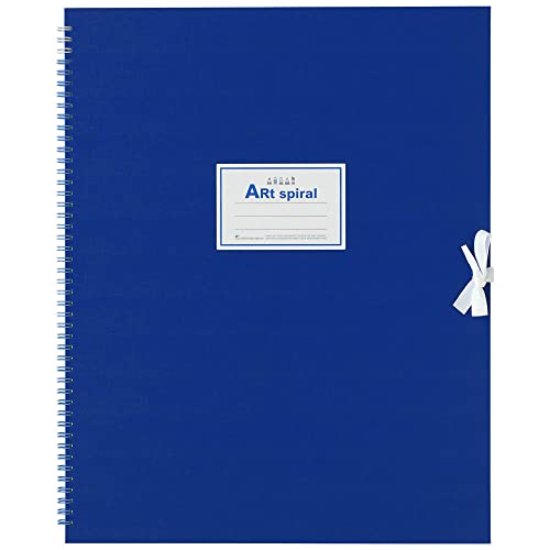 Maruman S316-02 F6 Art Spiral Sketchbook, Thick, Drawing Paper, Blue, 24 Sheets