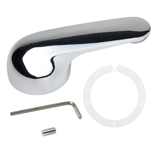 H79 Handle Replacement for Delta 13/14 & 1300/1400 Series Single Function Handle Bathtub & Shower Faucet, Metal Lever Single Handle, Chrome