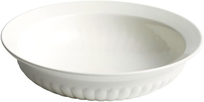 Salad Bowl Ceramic Dessert Tableware Fruit Plate Household Soup Noodle