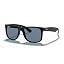 Matte Rubber Black/Blue Polarized