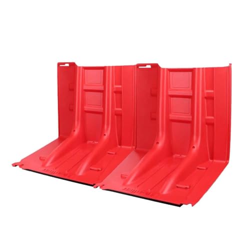 Reusable Flood Protection Barrier, L Shaped Thickened ABS Removable Flood Panel for Garages Warehouses Doors Basements, Fast Setup Flood Water Baffle(5 PCS)