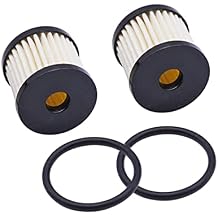 2 PCS Fuel Filter Kit 0707-0012 61011-04A Compatible with Harley Davidson FLD/FLHR/FXD/FXDWG/FXDXI/FXSTC