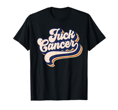 Fuck Cancer Survivor Gift Retro Fuck Cancer Camiseta