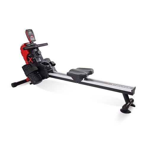 Image of Stamina Magnetic Rower - Rower Machine with Smart Workout App - Rowing Machine with Magnetic Resistance for Home Gym Fitness - Up to 250 lbs Weight Capacity
