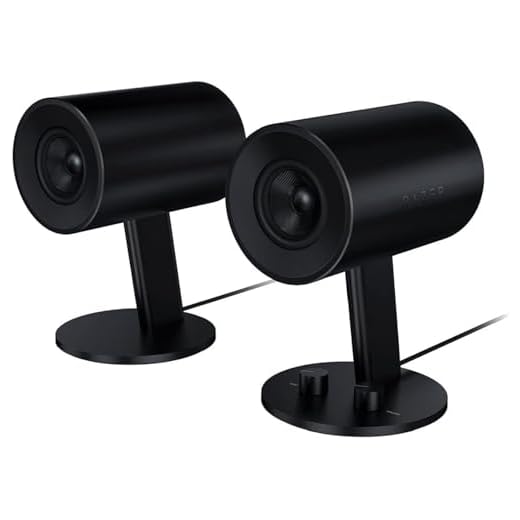 Razer Nommo - Haut-Parleurs de Jeu 2.0 (Enceintes avec 3 pouces en fibre de verre tissée personnalisée)