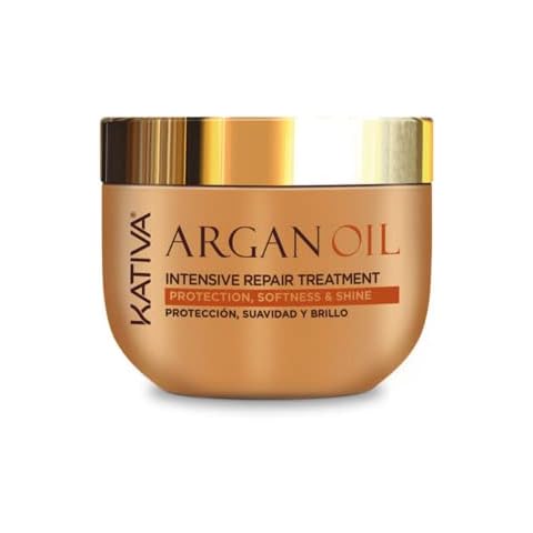 KATIVA Argan Oil Hair Mask, Mustard, 500 g – 530 g Cover