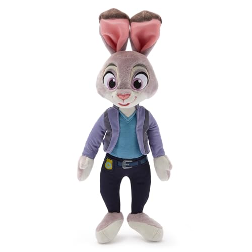 Disney Store Official Judy Hopps Plush - Zootopia 2 Toys for Girls and Boys- Cute Stuffed Animal with Detailed Plush Sculpting & Embroidered Details - Disney Toys for Kids - 16 Inch Plushy