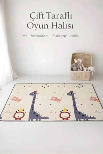 Coolmats Çift Taraflı Rulo Oyun Matı Büyüyen Dino - Geyik Vadisi 200x140x1.5 Cm - Görsel 7