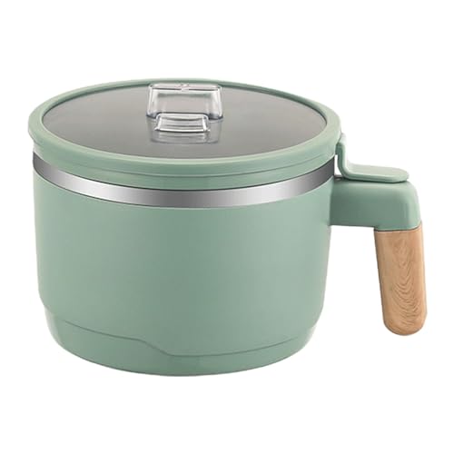 Vriusi Ciotola istantanea per ramen, in acciaio inox, con coperchio, portatile, in acciaio inox, con filtro incluso, contenitore per alimenti per la casa con isolamento termico