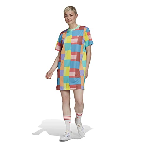 adidas Originals womens Tee Dress, Multicolor, X-Small US : Clothing, Shoes & Jewelry
