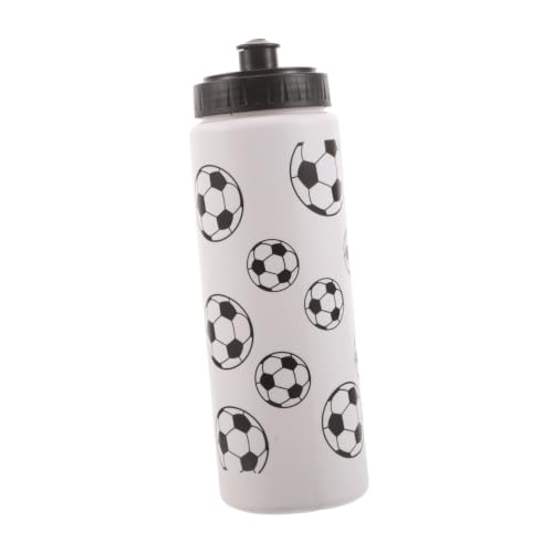 Athletic Water Bottle 600ml Pe Soccer Print for Teams and Gym