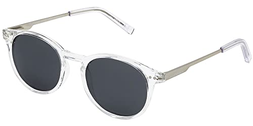 Image of PRIVE REVAUX unisex-adult The Maestro Metal X Round Sunglasses