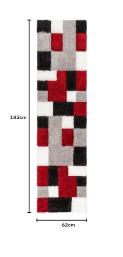 Image of Minimalist Shaggy Rug - 2x6 ft Runner for Scandinavian-Inspired Interiors, Crafted for Style and Warmth