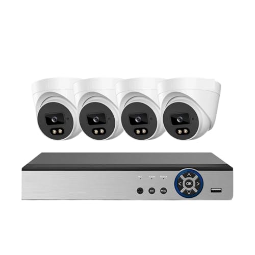 4K POE h[J ZLeBVXe 8CH NVR Lbg J[iCgrW z[V IP J rfIĎVXe 4CH(3T,10CH NVR 4 Camera)