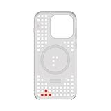 Design a griglia personalizzabile: esprimi la tua creatività con l'esclusiva griglia a foro. Utilizza i mini cubi rossi da 2 mm inclusi con lettere ed emoji per costruire la tua installazione artistica unica e modificabile direttamente sulla custodia del telefono.