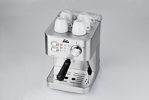 Solis Primaroma 1010 Kaffeemaschine - Espressomaschine mit Dampf- und Heißwasserfunktion - Siebträger Kaffeemaschine… – Bild 3