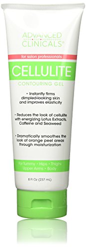 Advanced Clinicals Cellulite Gel for Tummy, Hips, Arms, Thighs Body. Cellulite Gel & Slimming Cream with Seaweed Extract