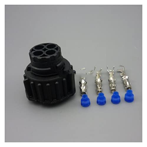 1 sede 4 pin rotondo compatibile con Howo A7 Connettore automatico con tappa del sensore di velocità contachilometri 1-967325-1 con guaina del cavo 965783(1sets female)
