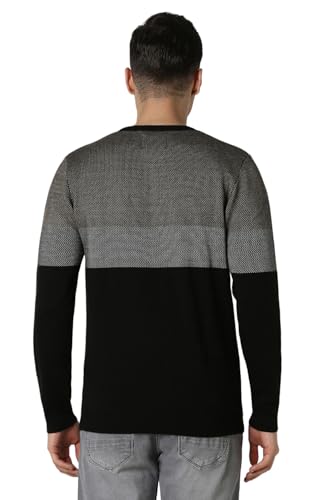 Image of Van Heusen Men's Luxury Sports Regular Fit Full Sleeve Crew Neck Sweater | Sophisticated Flair | Super Premium Fabric