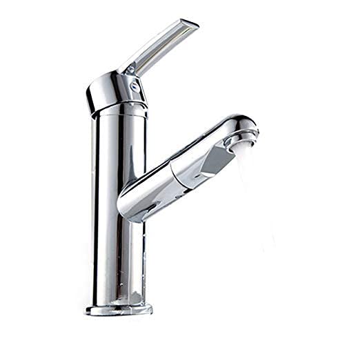 Robinet de cuisine extractible de luxe en laiton noir pour un évier élégant