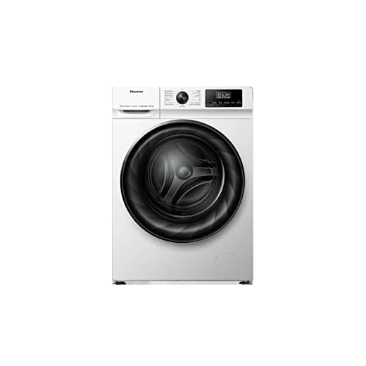 Hisense WDQY901428VJM - Lavadora Secadora 2 en 1 con Vapor, Carga Frontal 9 Kg Lavado, 6 Kg de Secado, 1400 rpm, Motor Eficiente Inverter, Sistema Antibalanceo, Puerta XL, Gran Display LED