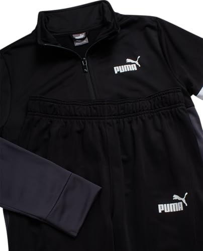 Puma Boys' Pants Set - 2 Piece Tricot Athletic Zip Up Jacket Sweatshirt And Active Jogger Pants thumb #1