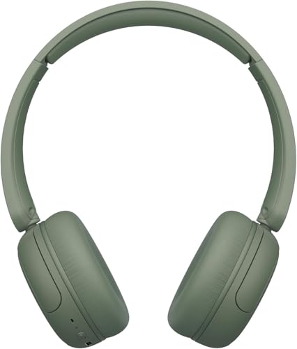 Casque sans Fil JVC avec autonomie de 50 Heures, Coussinets Souples, Conception Pliable, Bluetooth 5.3, Connexion multipoint, Application égaliseur EQ, Micro intégré – Vert Mat - HAS59WG