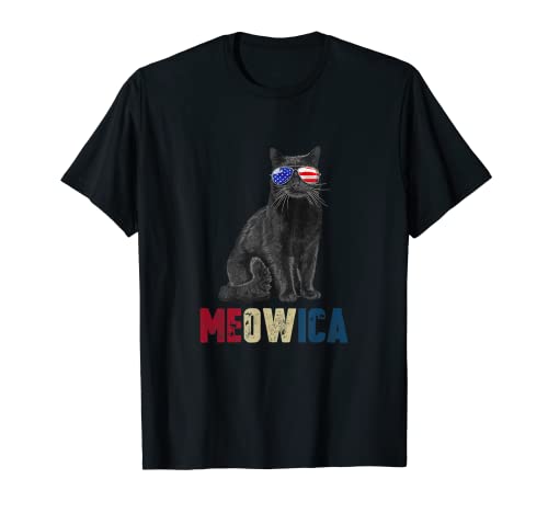 Chemise Meowica pour chat Meow Kitty Funny Cats Mom and Cat Dad T-Shirt