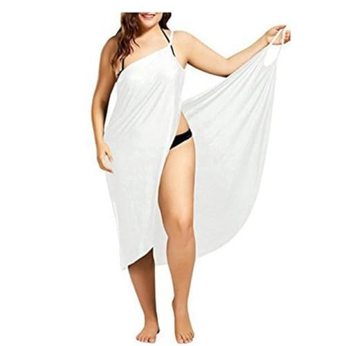 Robe de plage femme dos nu croisé chic pour vacances