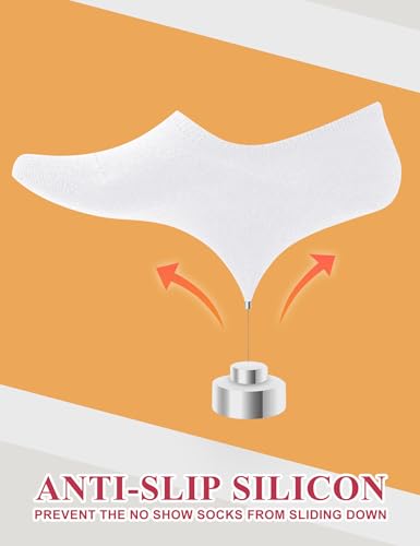 DIBAOLONG Womens No Show Socks Non Slip Flat Boat Line Low Cut Socks (6-12 Packs)4