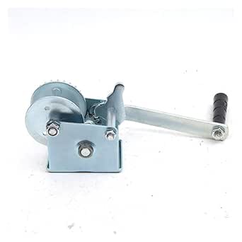 VERRICELLO MANUALE CON FUNE E CUSTODIA BLU PER RIMORCHI CARRELLI Portabarca 1135 Kg Knott - Foto 12