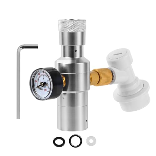 Regulador de CO2 de 0-60 PSI con doble retención para presión estable 2