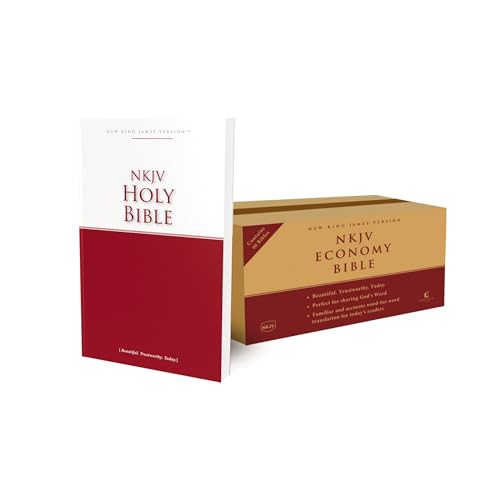 NKJV, Economy Bible, Paperback, Case of 40: Beautiful. Trustworthy. Today