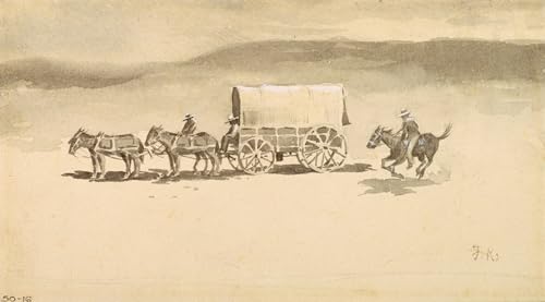 Cuadro en lienzo de Frederic Remington, pintura vintage de alta calidad para el hogar