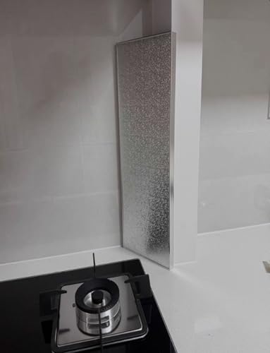 Protector de cocina resistente al calor con panel de aluminio magnético de 90x60 cm 2