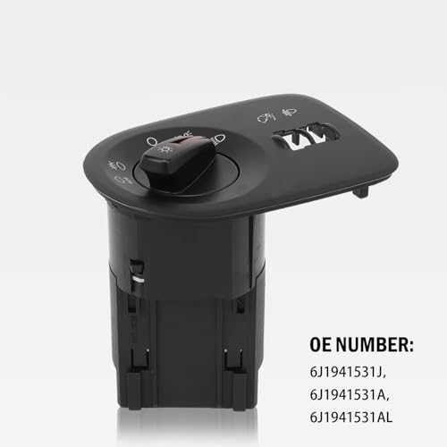 Interruptor de control de faros Seat Ibiza IV regulador de luces antiniebla 6J1941531A 3