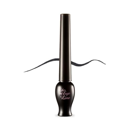 Image of ETUDE Oh My Eye Shimmery Liquid Eye Liner| Waterproof, Smudgeproof & Long Lasting|Quick Drying Eye Liner|Easy & Precise Application|Lasts Up To 10 Hours|Korean Makeup| Gray,5Ml