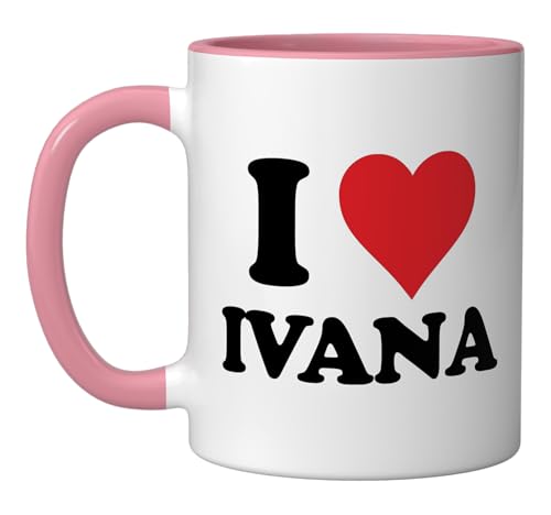 I Heart Ivana First Name I Love Personalized Stuff Ceramic