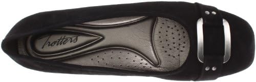 Trotters Women's Sizzle Signature Ballet Flat,Black Suede,6.5 M US | Image 4