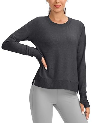 G Gradual Sweatshirt for Women Buttery Soft Yoga Tops Crewneck