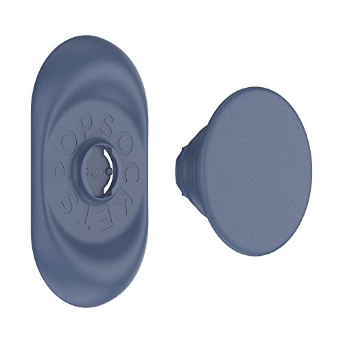 PopSockets: Bolso PopGrip com parte superior intercambiável para telefones e tablets – Sensação azul