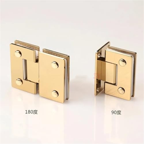 Charnière de porte en verre douche acier inoxydable épais AB90 - 3