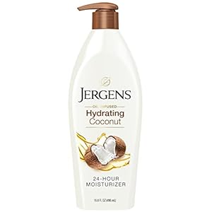 Jergens Hydrating Coconut Body Lotion, Hand and Body Moisturizer Hydrates Dry Skin Instantly, Infused with Coconut Oil…