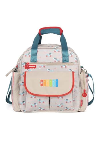 Mochila de Maternidade Multifuncional Bêbe com revestimento térmico para mamadeira e papinhas incluso Trocador Portátil