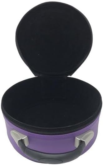 Masonic Regalia Hat/Cap Large Case – Premium Purple Leather