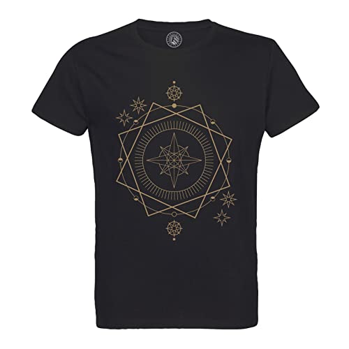 T-shirt symboles astraux homme coton bio au design ésotérique unique